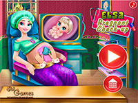 Игра Беременная Эльза