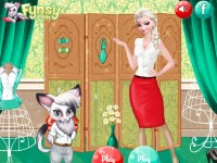 Игра Первый рабочий день Эльзы Игра Первый рабочий день Эльзы
